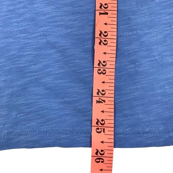 L.L. BEAN Long Sleeve Henley Top Women L Sky Blue Textured Outdoor Cottage Fairy - Picture 8 of 8